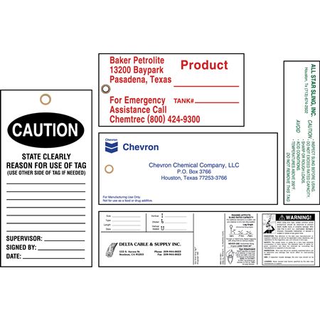 Tyvek Tags - 6 sq. inches or less
